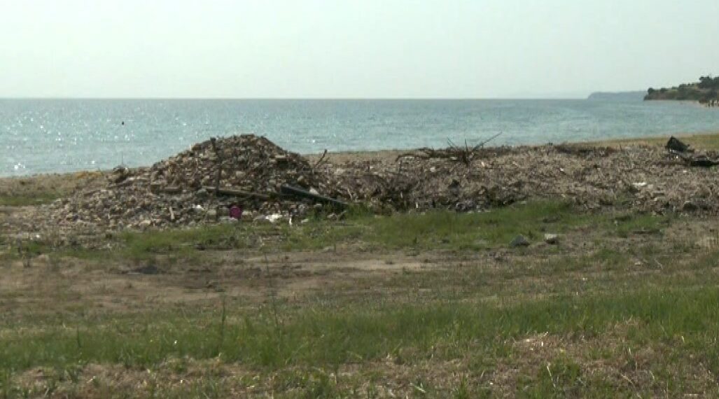 Χαλκιδική: «Βουνά» από φύκια στην παραλία της Ποτίδαιας