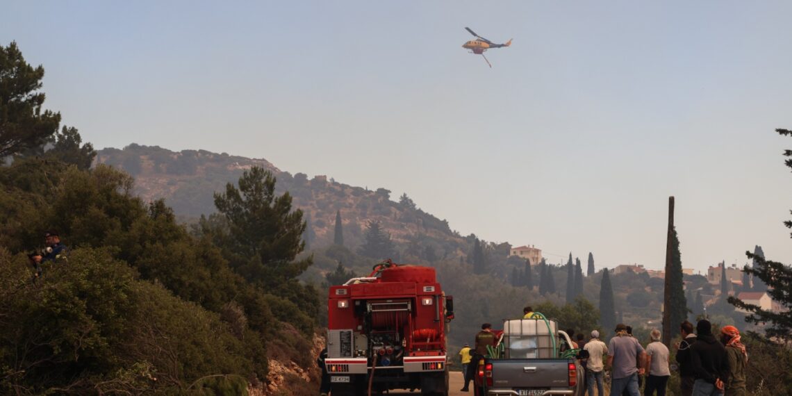 Στάχτη 62.000 στρέμματα δασικής και χορτολιβαδικής έκτασης στη Χίο