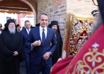 Στο Άγιον Όρος ο Μητσοτάκης