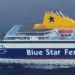 Βλάβη στον καταπέλτη του Blue Star Χίος κατά τον κατάπλου στο Ηράκλειο