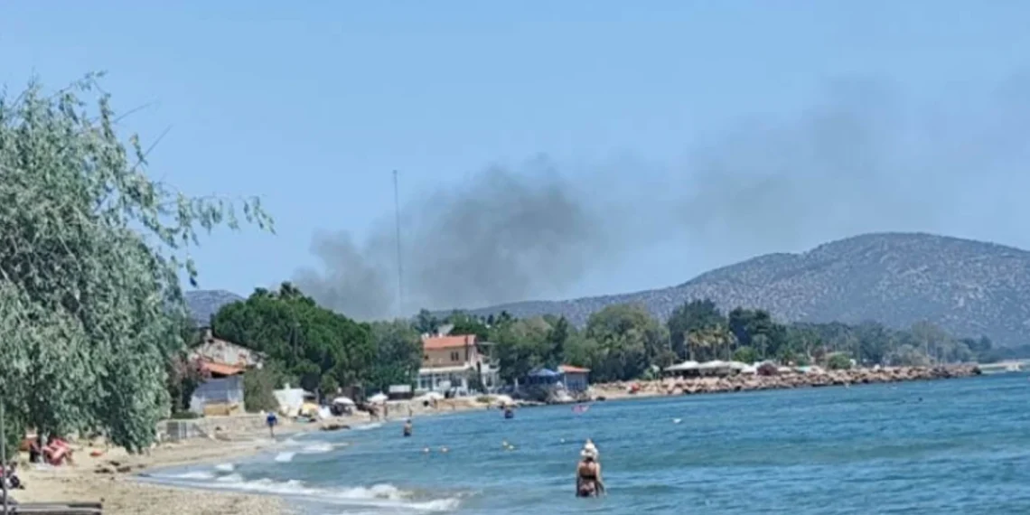 Φωτιά στον Μαραθώνα, σηκώθηκαν 3 ελικόπτερα – Μήνυμα του 112 στους κατοίκους