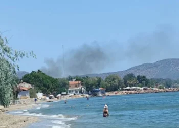 Φωτιά στον Μαραθώνα, σηκώθηκαν 3 ελικόπτερα – Μήνυμα του 112 στους κατοίκους