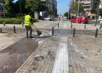 Δράσεις καθαριότητας, πλυσίματα και απολυμάνσεις στον Δ.Θεσσαλονίκης (φωτό)