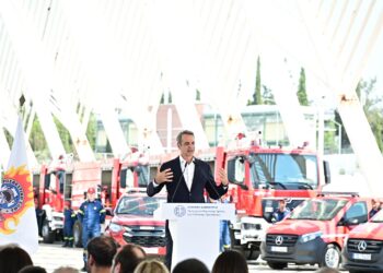 K. Μητσοτάκης από ΟΑΚΑ: «Καθημερινά η πατρίδα προοδεύει και κάνει βήματα μπροστά»