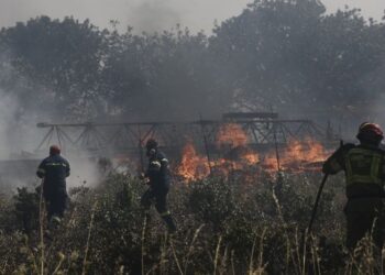 Σε ύφεση η πυρκαγιά σε Ραφήνα και Σπάτα