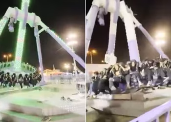 Τρομακτικό ατύχημα σε λούνα παρκ στη Σαουδική Αραβία (video)