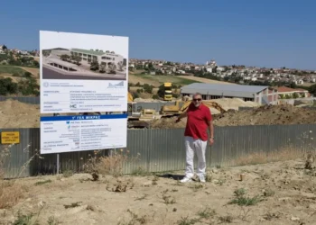 Ξεκίνησαν οι εργασίες κατασκευής του νέου σχολικού συγκροτήματος στον Τρίλοφο Θέρμης