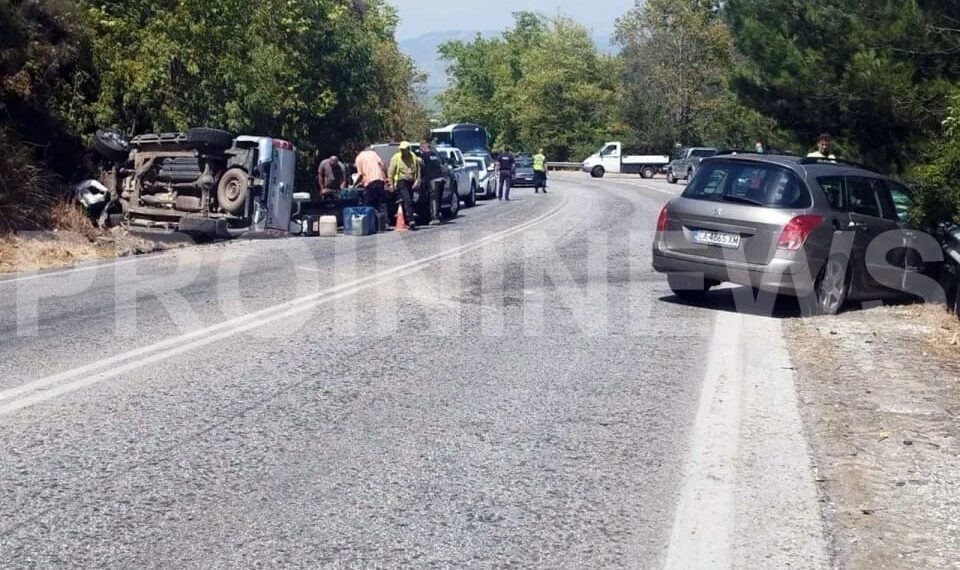 Καβάλα: Σοβαρό τροχαίο με τραυματίες κοντά στο Ακροβούνι