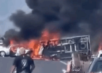 Τρομακτικές εικόνες από το ατύχημα στην Εγνατία οδό: Τους ακούγαμε να φωνάζουν βοήθεια (video)