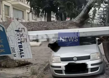 Εικόνες καταστροφής στην Καστοριά από μπουρίνι (photo)