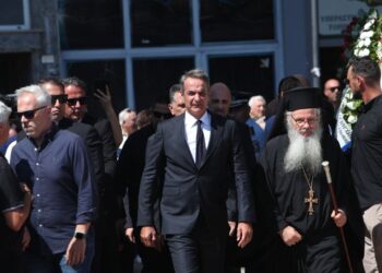 Ο επικήδειος λόγος του Κυριάκου Μητσοτάκη: «Ψηλέ, θα μας λείψεις» (video)