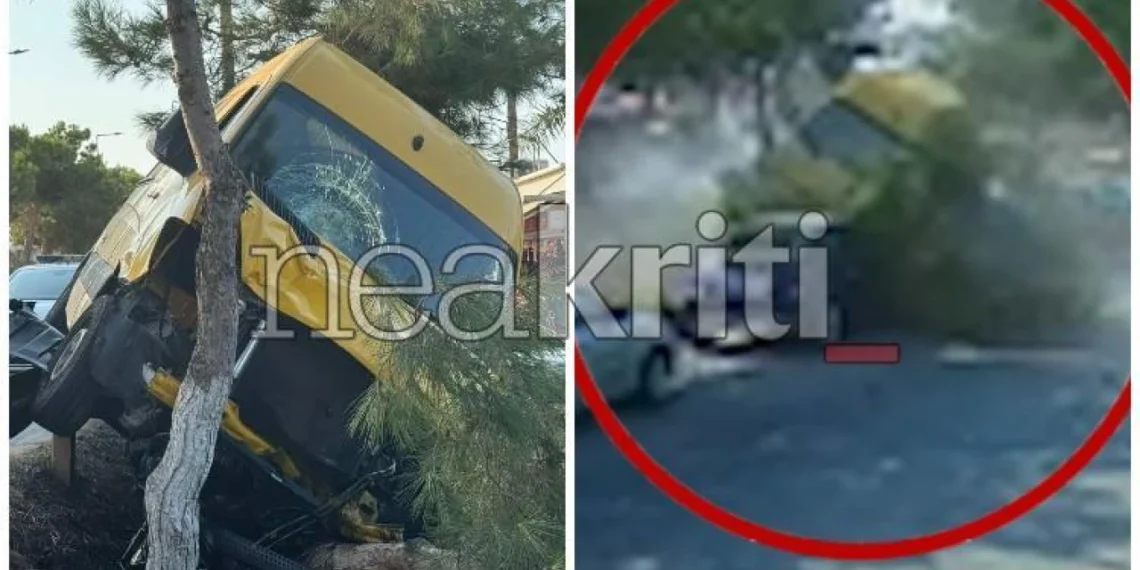 Πώς βαν παρασύρει και σκοτώνει πεζό πέφτοντας και σε μοτοσικλέτα! (VIDEO)