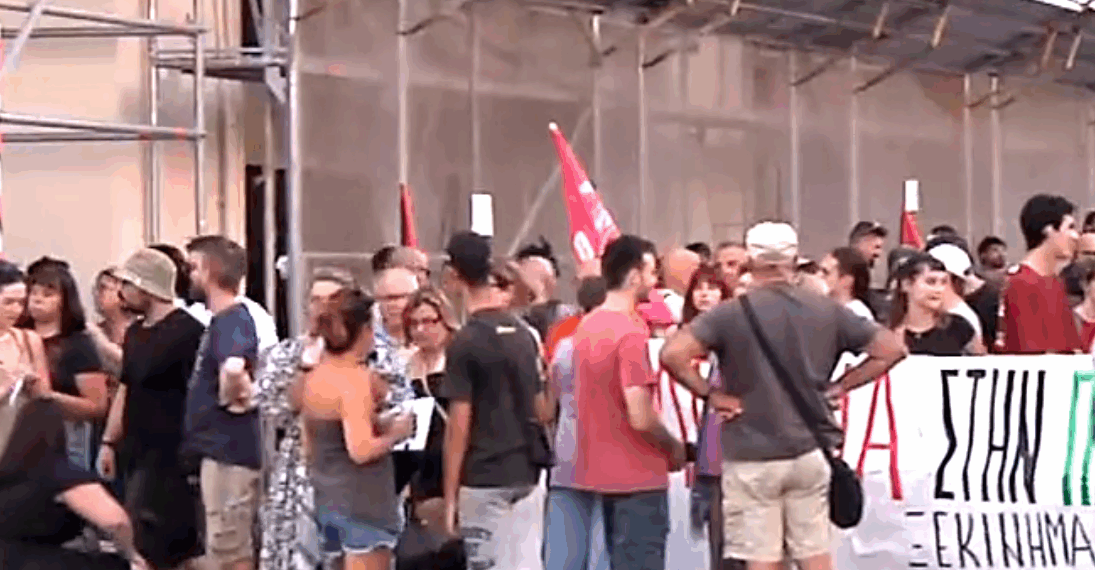 Θεσσαλονίκη: Συγκέντρωση συμπαράστασης στον παλαιστινιακό λαό (video)