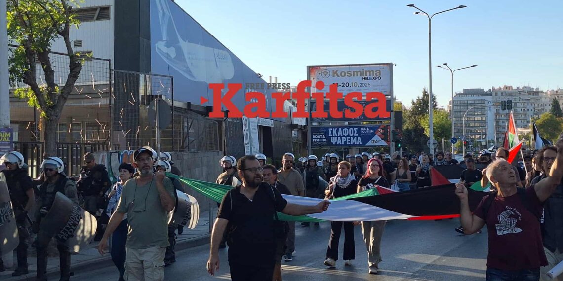 Θεσσαλονίκη: Με πυρσούς η πορεία οπαδών του ΠΑΟΚ κατά της παρουσίας της Μακάμπι Τελ Αβίβ (ΦΩΤΟ+Video)