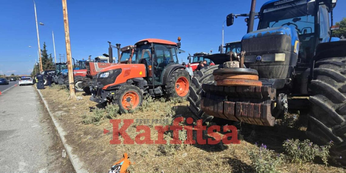Θεσσαλονίκη: Στους δρόμους με τρακτέρ οι αγρότες για τον Αριθμό Ταυτότητας Ακινήτου (ΦΩΤΟ)