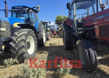 Θεσσαλονίκη: Στους δρόμους με τρακτέρ οι αγρότες για τον Αριθμό Ταυτότητας Ακινήτου (ΦΩΤΟ)