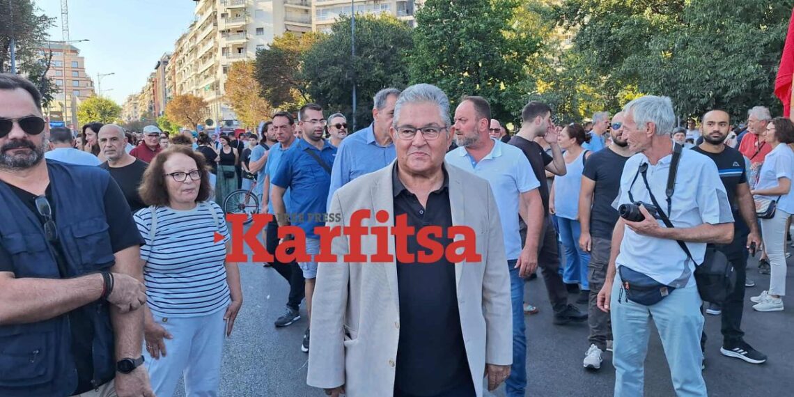 ΔΕΘ: Στη συγκέντρωση του ΠΑΜΕ ο Δ. Κουτσούμπας – «Αρνούμαστε την κοροϊδία της κυβέρνησης» (ΦΩΤΟ+Video)