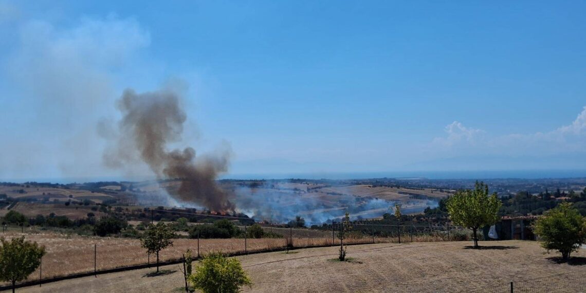 Φωτιά στο Πλαγιάρι Θεσσαλονίκης (φωτό – βίντεο)