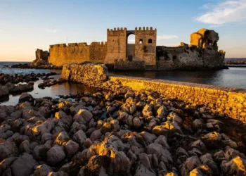 Το Κάστρο της Μεθώνης στο αγιάζι των αιώνων