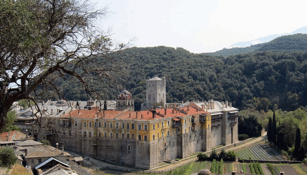 Άγιον Όρος: Ετάφη ο πρώην ηγούμενος της Μονής Ιβήρων, Βασίλειος