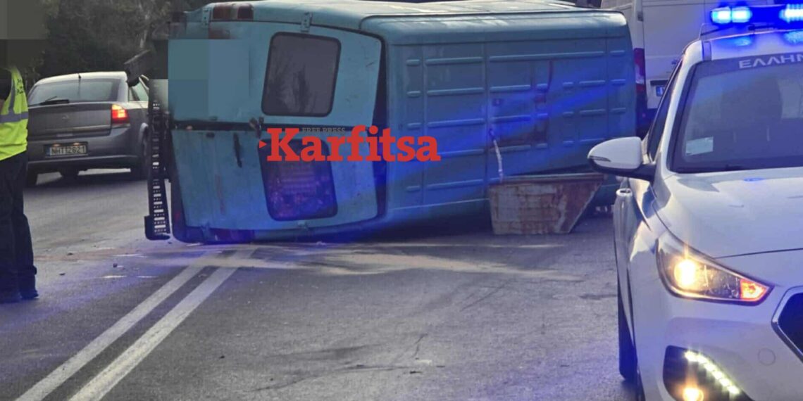 Τροχαίο ατύχημα στη Θεσσαλονίκη – Ένας τραυματίας (φωτό)