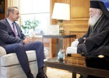 Συνάντηση Κ. Μητσοτάκη – Αρχιεπισκόπου: Εξαιρετικό το επίπεδο συνεργασίας Πολιτείας και Εκκλησίας της Ελλάδος