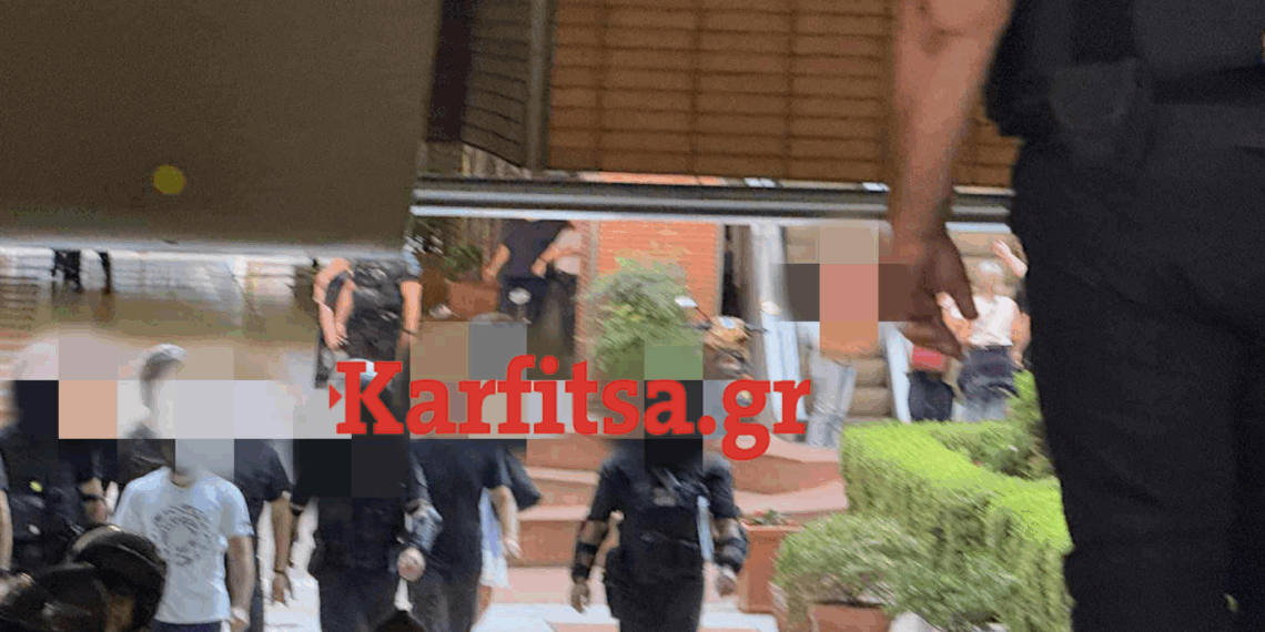 Πέντε προσαγωγές μελών του Ρουβίκωνα για το πανό για την Παλαιστίνη στο αμερικανικό προξενείο