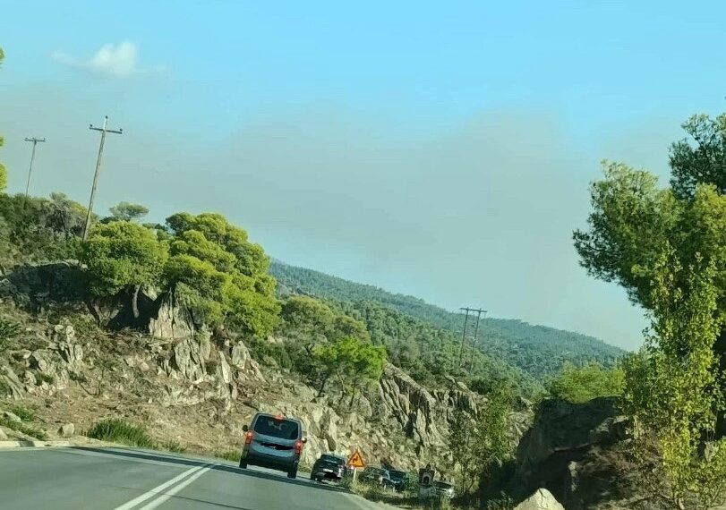 Κέρδισαν οι πυροσβέστες τη μάχη με τις φλόγες στη Λαγόμανδρα Χαλκιδικής