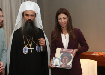 Συνάντηση της  Σοφίας Ζαχαράκη με τον Πατριάρχη Βουλγαρίας