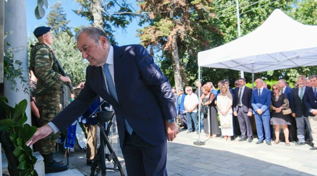 Καϊτεζίδης: Ο Χορτιάτης παγκόσμιο σύμβολο για την ανθρώπινη ζωή, την ειρήνη, τη δημοκρατία