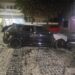 Θεσσαλονίκη: Παρανάλωμα του πυρός αυτοκίνητο – Σώοι οι επιβάτες (photo)