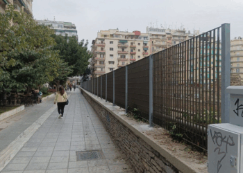 Παρέμβαση Στέλιου Αγγελούδη για το ζήτημα του μεταλλικού φράχτη στο Ανακτορικό Συγκρότημα του Γαλέριου