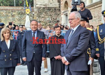 Στον Άγιο Δημήτριο Θεσσαλονίκης Κωνσταντίνος Τασούλας και Νίκος Χριστοδουλίδης για την Πανηγυρική Δοξολογία (ΦΩΤΟ+Video)