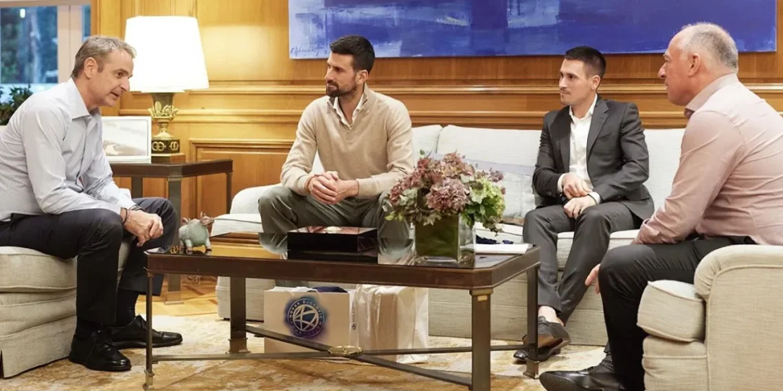 Συνάντηση του Μητσοτάκη με Τζόκοβιτς – Τι συζήτησαν