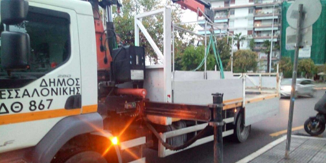 Επιχείρηση «ελεύθερα πεζοδρόμια» από τον Δήμο Θεσσαλονίκης