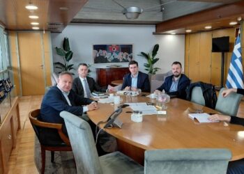 Συνάντηση Αγγελούδη – Μπεκίρη: Στο επίκεντρο η πρόοδος του συνόλου των έργων που υλοποιούνται