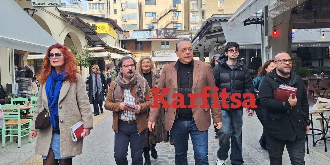 Περιοδεία Φάμελλου στη Θεσσαλονίκη: «Οι γαλάζιες ακρίδες έκλεψαν 1 δισ. ευρώ από τους αγρότες» (ΦΩΤΟ+Video)