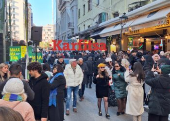 Θεσσαλονίκη: Το αδιαχώρητο στη Βασ. Ηρακλείου – Πάρτι με ποτό, dj και φουφούδες (ΦΩΤΟ+Video)