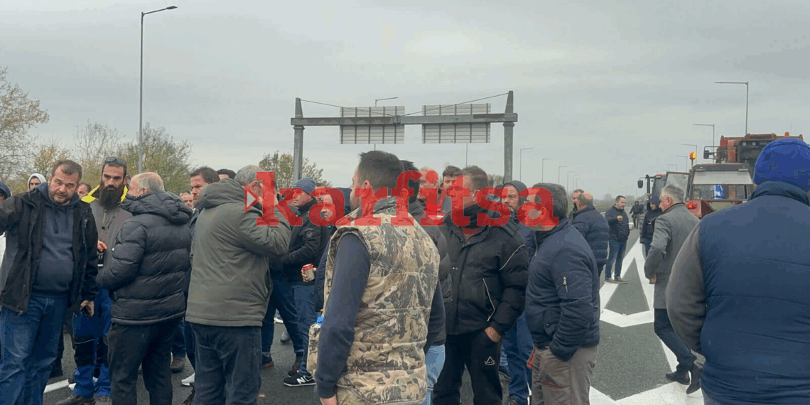 Αγρότες της Ημαθίας αποκλείουν επ’ αόριστον την Εγνατία οδό (photo+video)