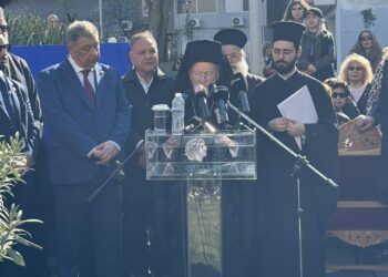 Πάρκο της Θεσσαλονίκης «βαφτίστηκε» σε «Ίμβρου και Τενέδου» παρουσία του Οικουμενικού Πατριάρχη