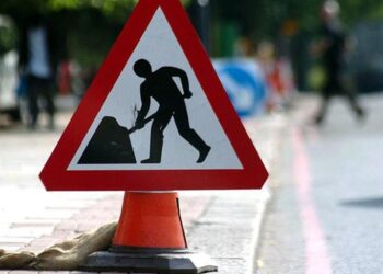 Εργασίες συντήρησης στη Λεωφόρο Γεωργικής Σχολής σήμερα στη Θεσσαλονίκη