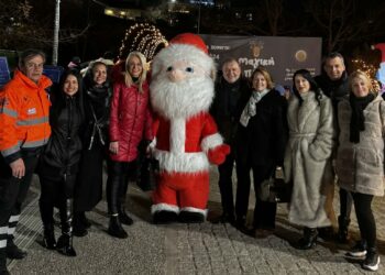 Πυλαία: Βόλτα Ιγνάτιου Καϊτεζίδη στη χριστουγεννιάτικη Μαγική Πόλη (ΦΩΤΟ+Video)