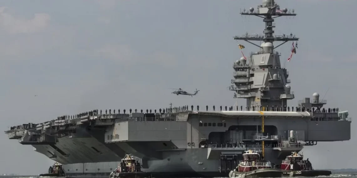 Στη Σούδα το θηριώδες αεροπλανοφόρο των ΗΠΑ, «Gerald R. Ford» (video)