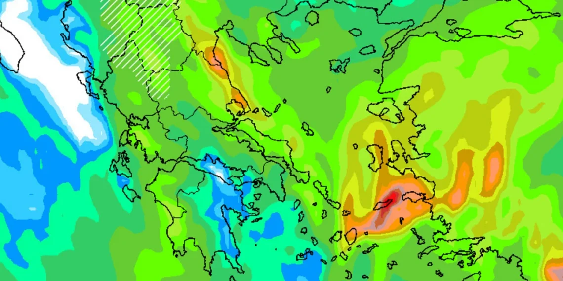 Έρχεται σφοδρή κακοκαιρία – Οι 7 περιοχές που θα «χτυπήσει»