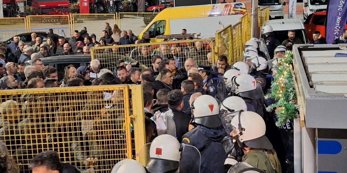 Εγκαίνια για την Agrotica στη Θεσσαλονίκη – Ένταση με αγρότες (Φωτο+Βίντεο)