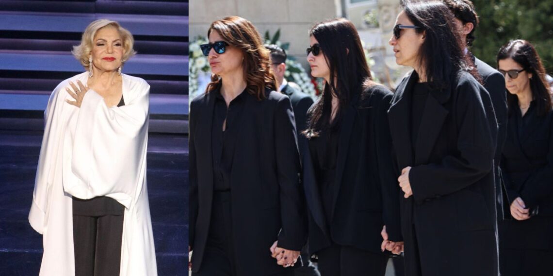 Το τελευταίο «αντίο» στη Μαρινέλλα – Οι συγκλονιστικοί επικήδειοι Νταλάρα – Αλεξίου (photo+video)