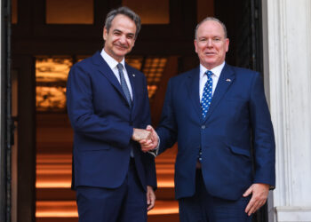 Συνάντηση Κ. Μητσοτάκη με τον πρίγκιπα Αλβέρτο του Μονακό: Οι πρωτοβουλίες της Ελλάδας για την υπεύθυνη διαχείριση και προστασία των ωκεανών και των θαλασσών