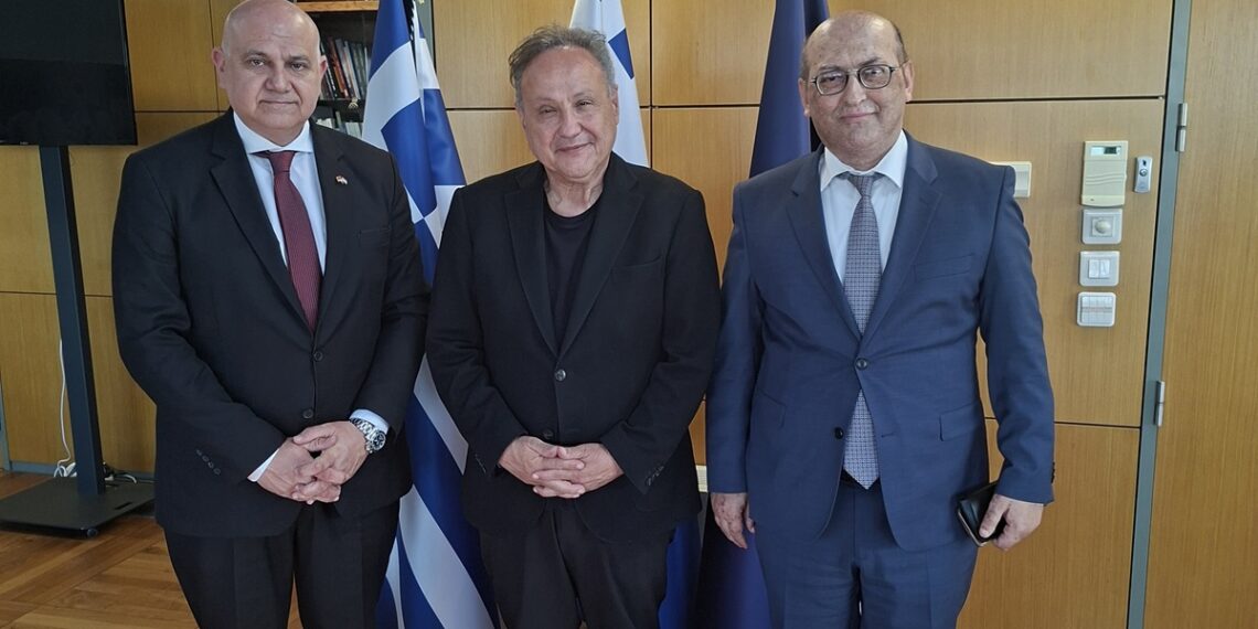 Συνάντηση Αγγελούδη με τον Πρέσβη της Αρμενίας: Στο επίκεντρο η ενίσχυση των ιστορικών και πολιτιστικών δεσμών