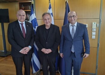 Συνάντηση Αγγελούδη με τον Πρέσβη της Αρμενίας: Στο επίκεντρο η ενίσχυση των ιστορικών και πολιτιστικών δεσμών