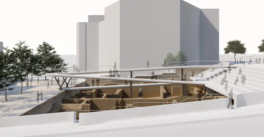 Εντοπίστηκαν τα παλιά μάρμαρα της πλατείας Διοικητηρίου στο Πανόραμα Θεσσαλονίκης